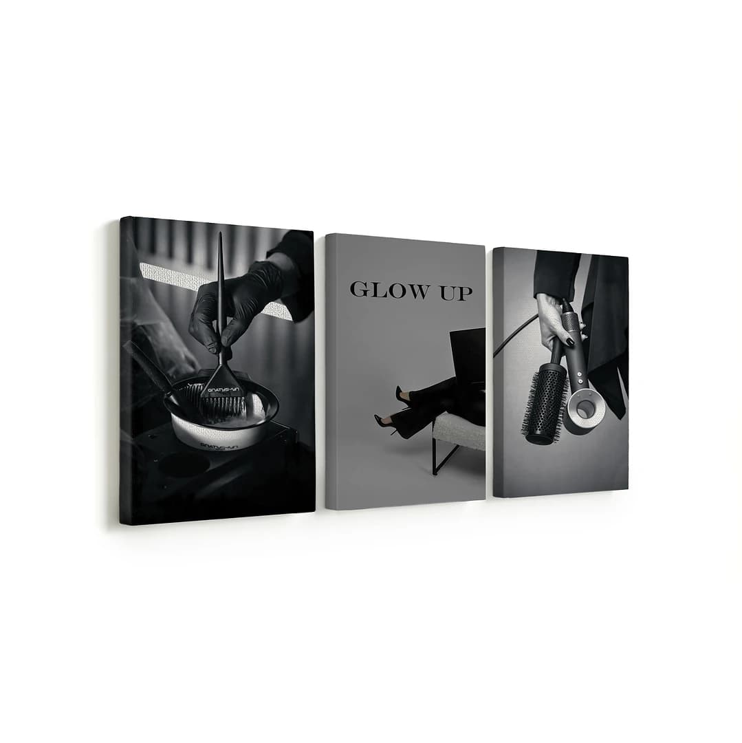 GLAM and BEAUTY - Cadres Décoratifs X3