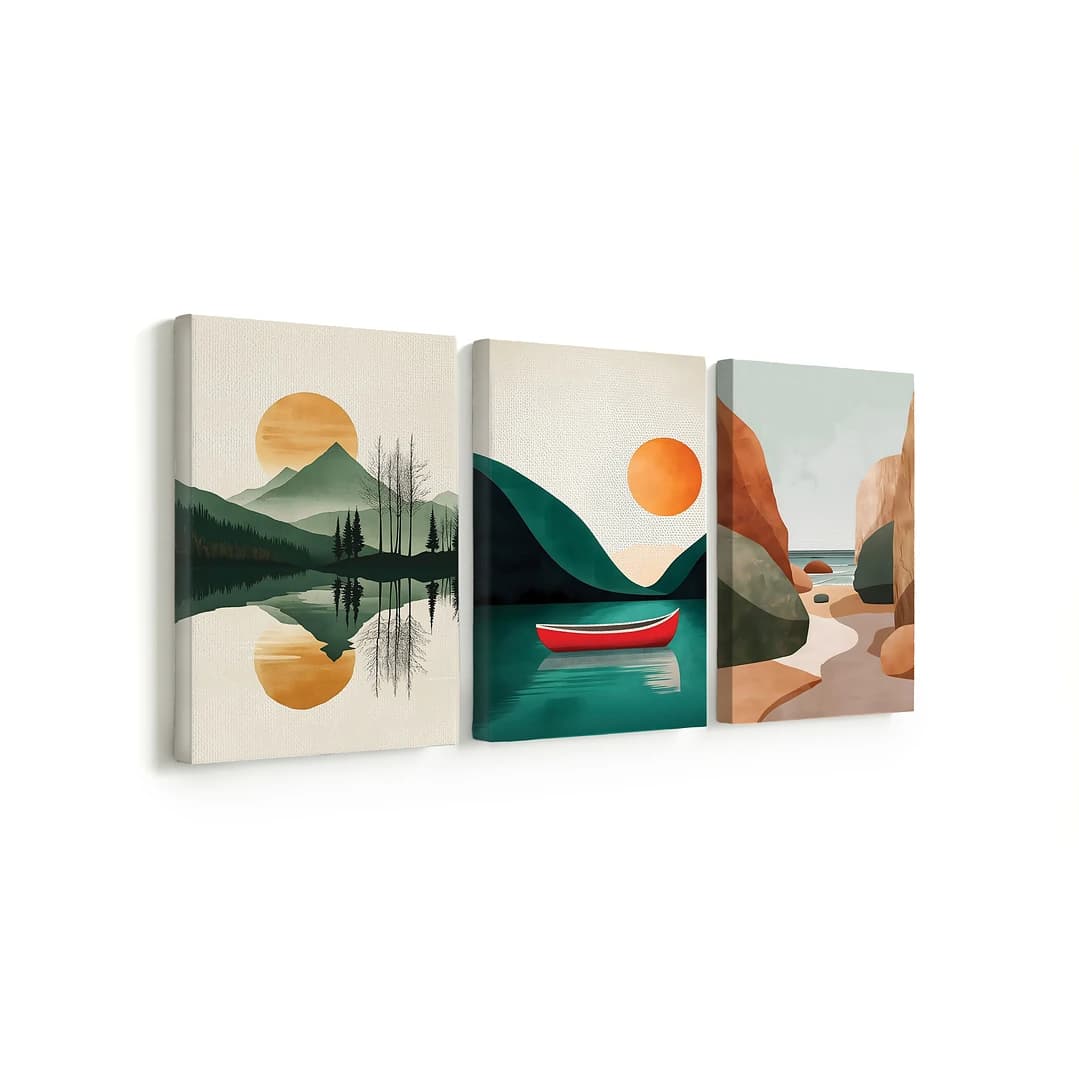 OVER THE HORIZONS - Cadres Décoratifs X3