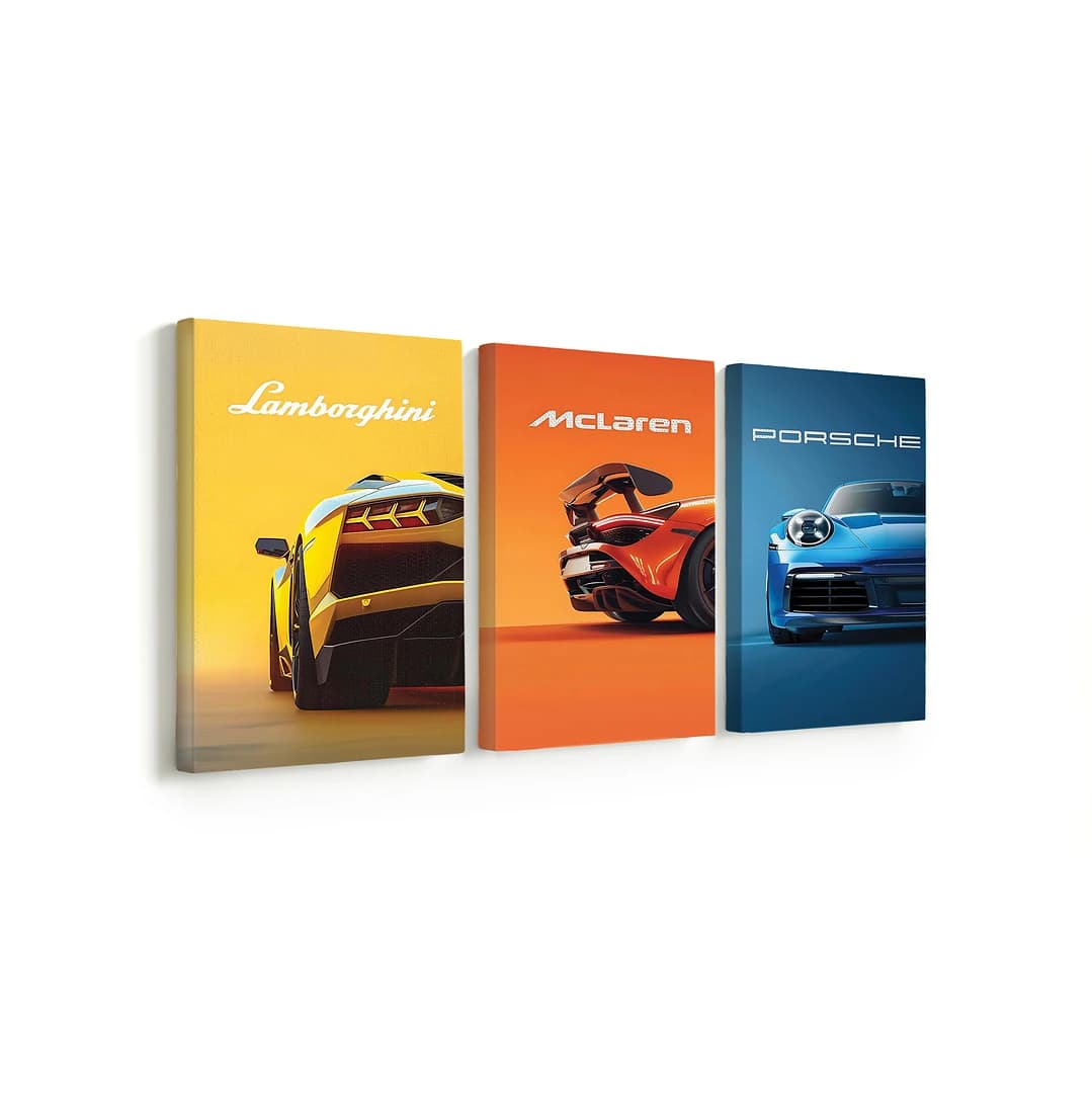 VROOM! - Cadres Décoratifs X3
